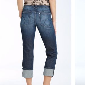Joe’s 'Honey Kicker' Cuff Crop Stretch Jeans
